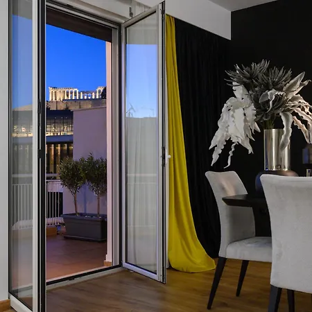 Acropolis View Deluxe Penthouse & Luxury דירה
